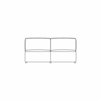 OLVERA - longchair links - 2,5 zits zonder armen - ottomane big rechts - Afbeelding 2