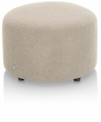 Zach, Pouf Rond 65 Cm - Hauteur 40 Cm