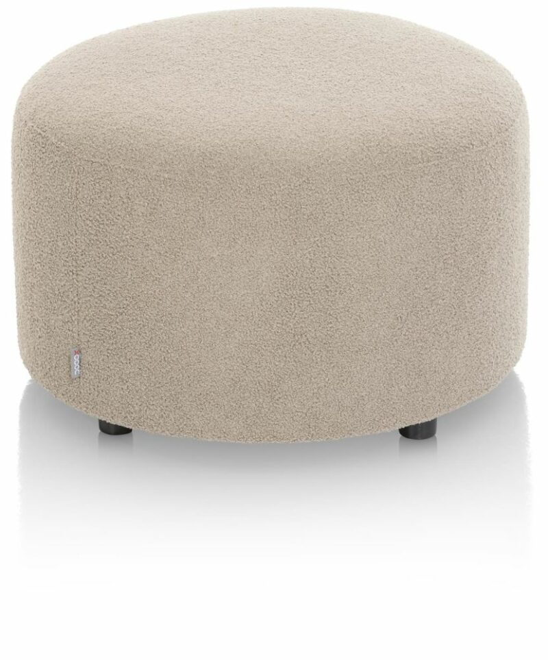 Zach, Pouf Rond 65 Cm - Hauteur 40 Cm - Image 1