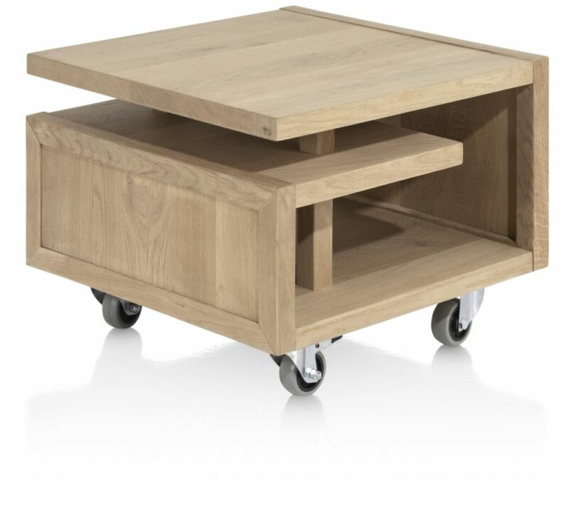 Nystead, Bijzettafel 60 X 60 Cm. Inclusief Pootjes + Wieltjes - Afbeelding 4