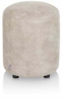 Zach, Poef Rond 42 Cm - Hoogte 50 Cm