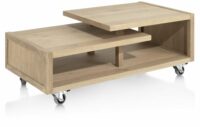 Nystead, Salontafel 120 X 60 Cm. Inclusief Pootjes + Wieltjes - Afbeelding 4