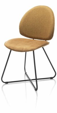 Luna, Eetkamerstoel - Tube Frame (ROB) - Combi Ponti / Calabria - Okergeel