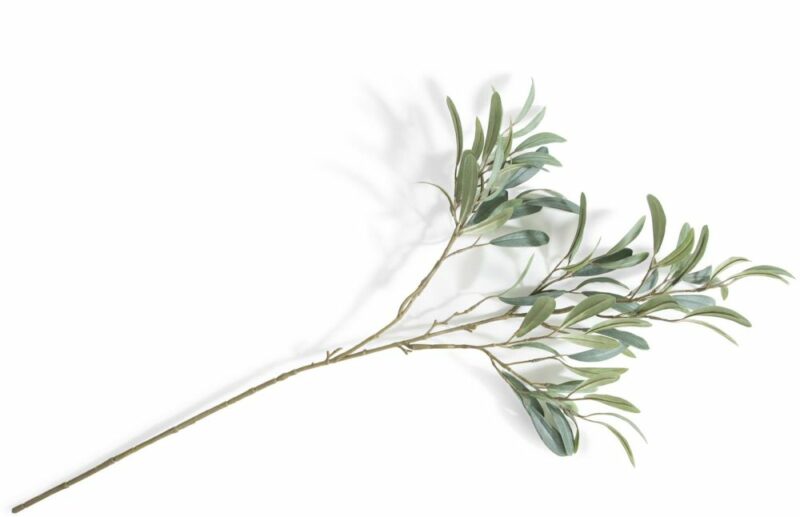 Olive Leaf Spray H82Cm Kunstbloem - Afbeelding 1