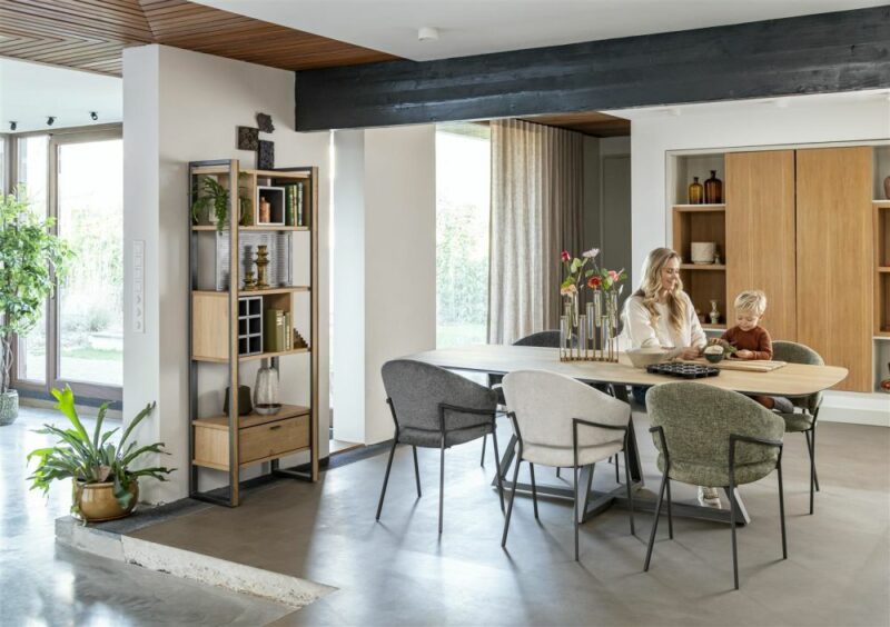 Shimanto, Lowboard 180 Cm - 2-Deuren + 1-Lade + 1-Niche (+ Led) - Afbeelding 4