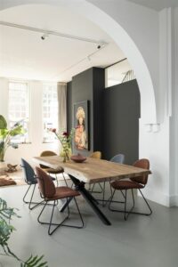 Luna, Eetkamerstoel - Tube Frame (ROB) - Combi Ponti / Calabria - Okergeel - Afbeelding 4