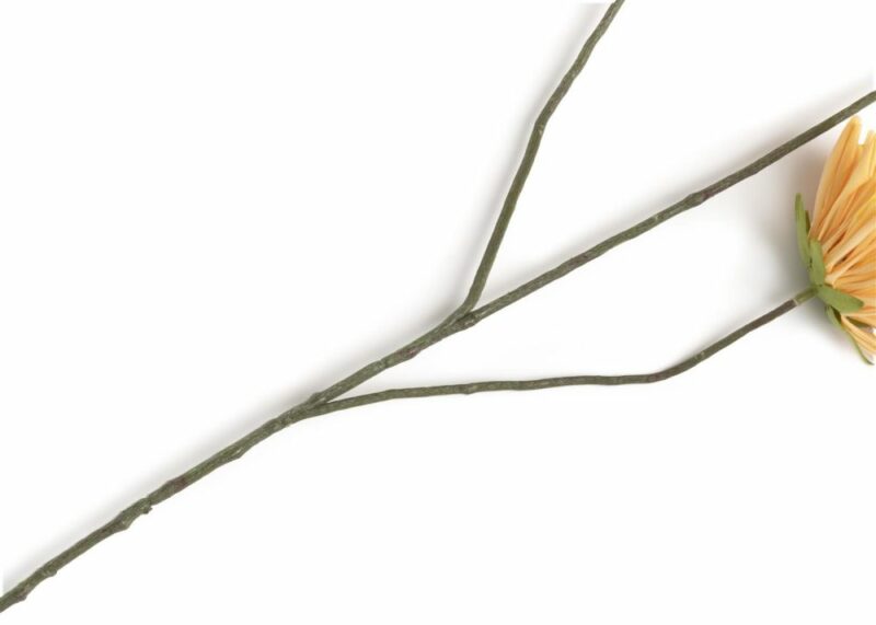 Dahlia Spider Spray Fleur Artificielle H75Cm - Orange - Image 3