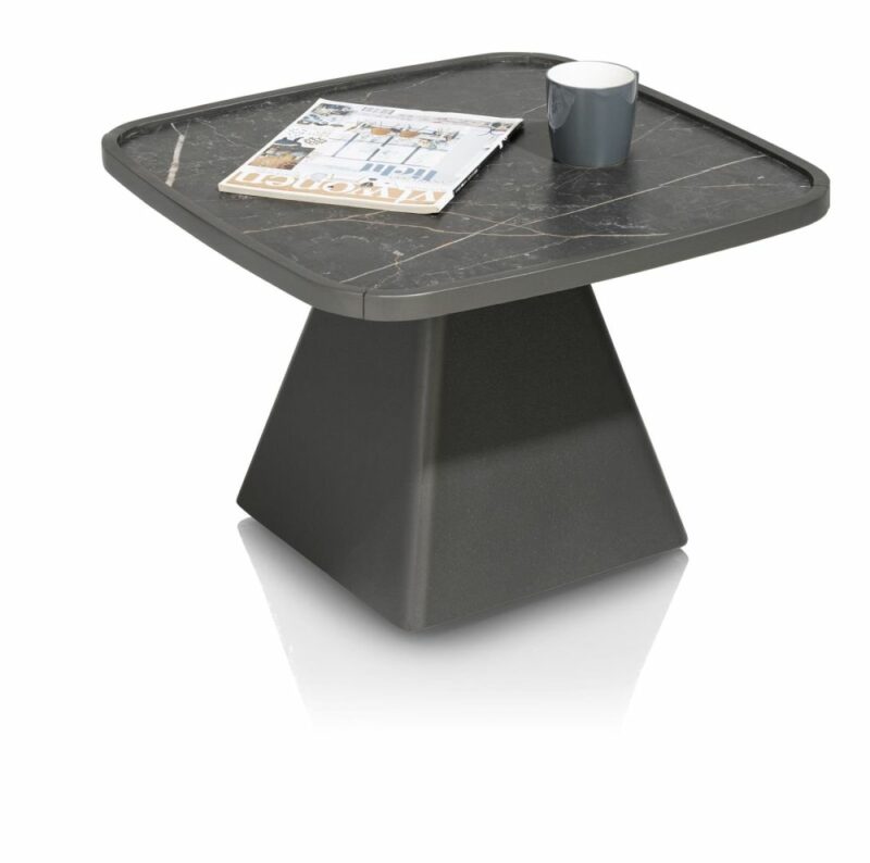 Oskar, Salontafel 60 X 60 Cm - Hpl - Onyx - Afbeelding 2