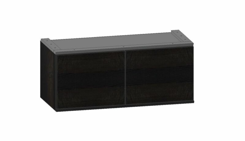 Modulo, Kast 90 Cm - Laag - 1 Nivo - 2-Deuren - Onyx - Afbeelding 1