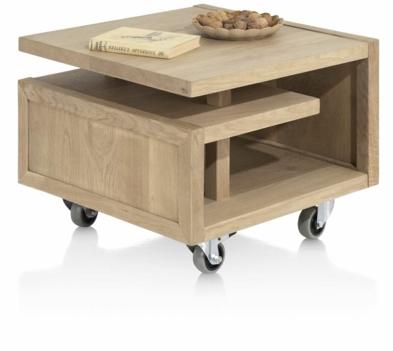 Nystead, Bijzettafel 60 X 60 Cm. Inclusief Pootjes + Wieltjes - Afbeelding 2