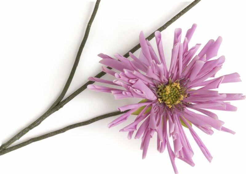 Dahlia Spider Spray Kunstbloem H75Cm - Paars - Afbeelding 2