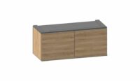 Modulo, Kast 90 Cm - Laag - 1 Nivo - 2-Deuren - Natural