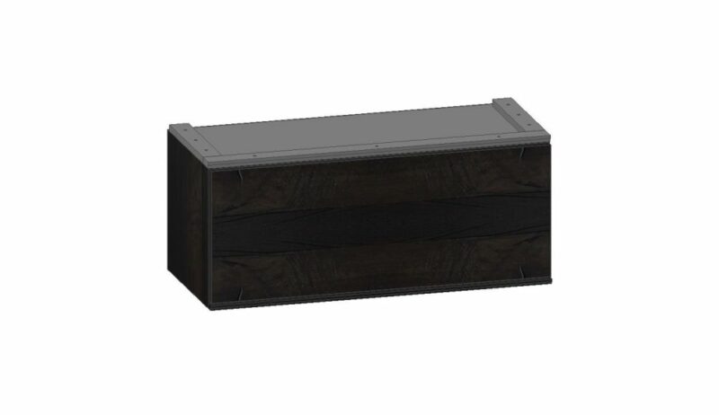 Modulo, Kast 90 Cm - Laag - 1 Nivo - 1-Klep - Onyx - Afbeelding 1