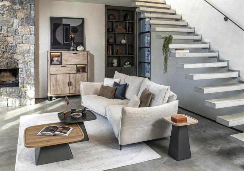 Oskar, Salontafel 60 X 60 Cm - Hpl - Onyx - Afbeelding 4