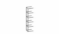 Modulo, Aanbouwrek 45 Cm - 5 Nivo's Hoog - 1 Staander