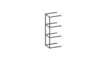 Modulo, Etagere Extension 45 Cm - 3 Niveaux - 1 Support