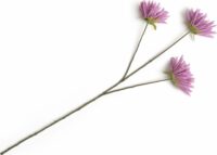 Dahlia Spider Spray Kunstbloem H75cm - Paars
