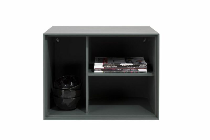 Elements, Box 45 X 60 Cm. - Lak - Hang + 3-Niches + Led - Groen - Afbeelding 1