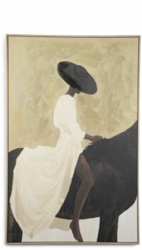 Amazone Schilderij 90X140cm