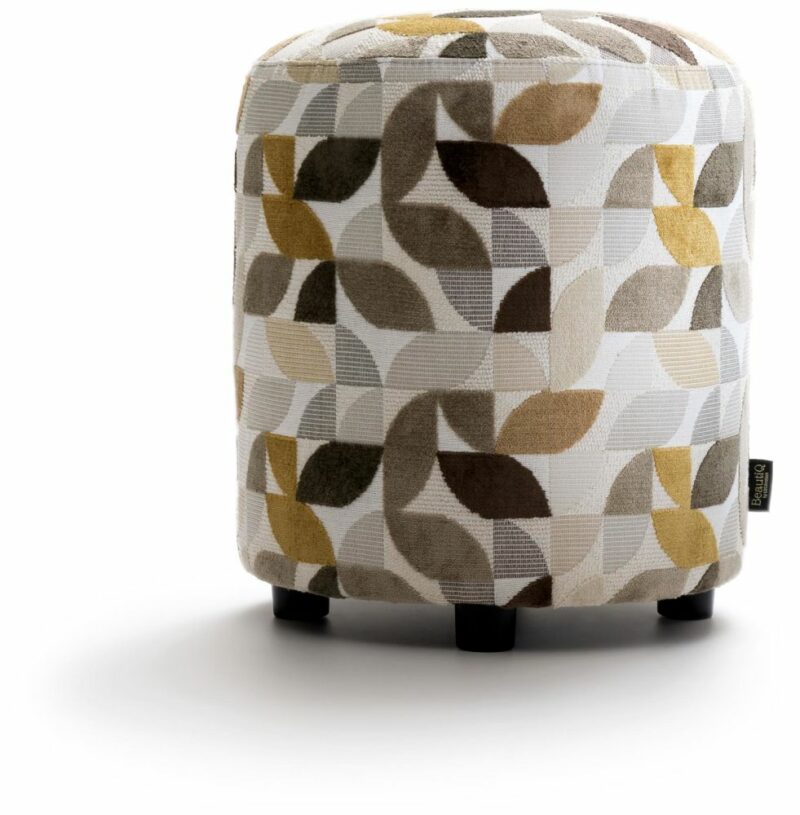 Beautiq - Elite Pouf - Ronde 42 Cm - Creme - Image 1