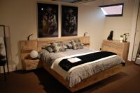 Slaapkamer 818 bed 180+ zijwand + nachttafels