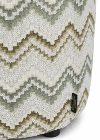 Beautiq - Lush Poef - Rond 42 Cm - Olijf - Afbeelding 3