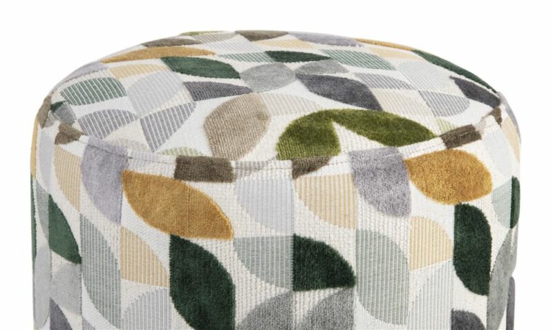 Beautiq - Elite Poef - Rond 42 Cm - Olijf - Afbeelding 3