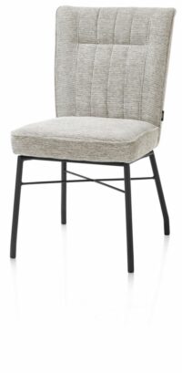 Olvi, Eetkamerstoel 4-Pootjes + Greep + Pocket - Vada Crème