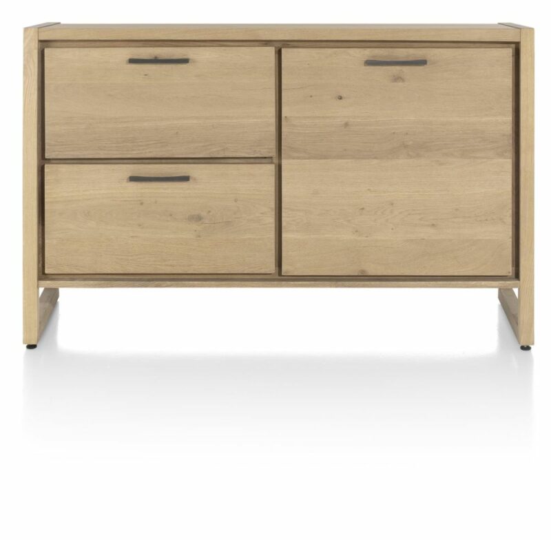 Nystead, Onderkast 140 Cm. - 1-Deur + 2-Laden - Afbeelding 1