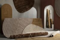 Timeless Winding Tapis 160X230cm - Ocre - Image 3