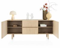 Azulo, Dressoir 200 Cm - 2-Deuren + 2-Laden - Afbeelding 4