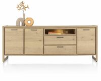 Nystead, Dressoir 240 Cm. - 3-Deuren + 2-Laden + 1-Niche (+ LED)