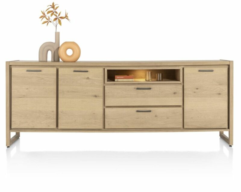 Nystead, Dressoir 240 Cm. - 3-Deuren + 2-Laden + 1-Niche (+ Led) - Afbeelding 1