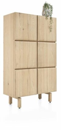 Azulo, Armoire 100 Cm - 6-Portes (+ 2-Tiroirs A L'interieur) - Image 3