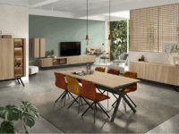 Dressoir Napoli 5 deuren met onderstel - NP.D5+SOK D4-D5-TV4 - Afbeelding 2