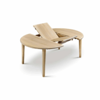 Table Sento Ø130cm (186cm) extensible - TAØ130/186