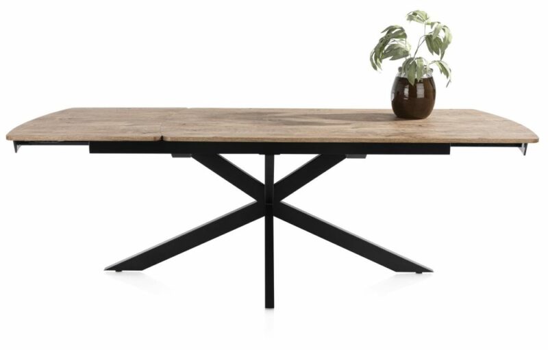 Pavalon, Uitschuiftafel 170 (+ 60) X 100 Cm - Barnwood - Afbeelding 1