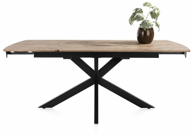 Pavalon, Uitschuiftafel 140 (+ 50) X 100 Cm - Barnwood - Afbeelding 1