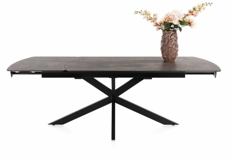 Pavalon, Uitschuiftafel 170 (+ 60) X 100 Cm - Roest - Afbeelding 1