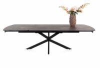 Pavalon, Uitschuiftafel 200 (+ 78) X 100 Cm - Roest