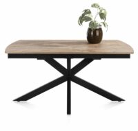 Pavalon, Uitschuiftafel 170 (+ 60) X 100 Cm - Barnwood - Afbeelding 3