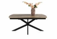 Pavalon, Uitschuiftafel 170 (+ 60) X 100 Cm - Driftwood - Afbeelding 3