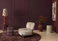 Skye Bijzettafel H45cm - Bordeaux - Afbeelding 3