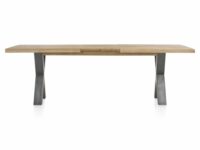 Metalox, Uitschuiftafel 190 (+ 50) X 100 Cm