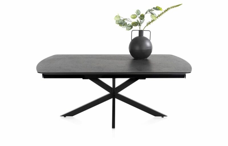 Pavalon, Uitschuiftafel 200 (+ 78) X 100 Cm - Antraciet - Afbeelding 3