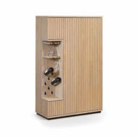 Vitrine Napoli 2 portes sur plinthe - NP.BAR + PL VIT-BERG2