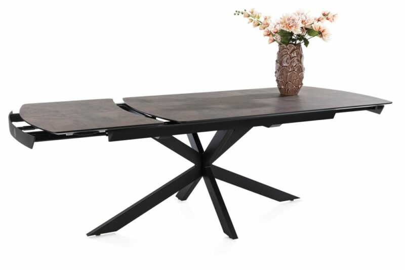Pavalon, Uitschuiftafel 170 (+ 60) X 100 Cm - Roest - Afbeelding 3