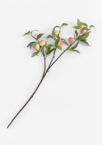 Peach Spray Kunstbloem H85cm