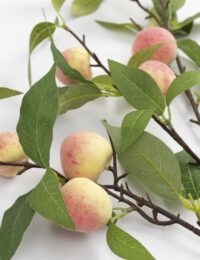 Peach Spray Kunstbloem H85cm - Afbeelding 2