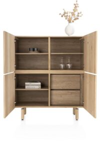 Azulo, Highboard 120 Cm - 4-Deuren - Afbeelding 3
